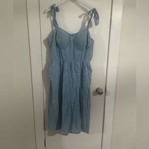 LC Lauren Conrad Light Blue Dress